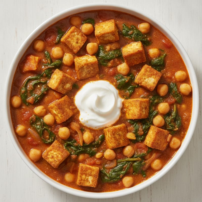Hearty Chickpea and Spinach Curry