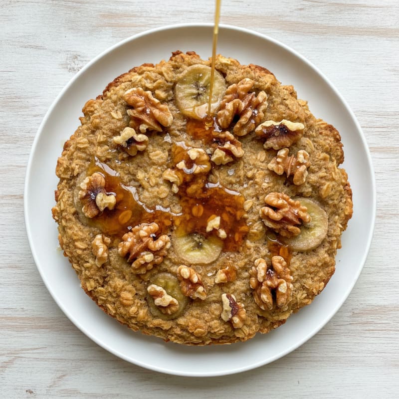 Maple-Walnut Banana Baked Oats
