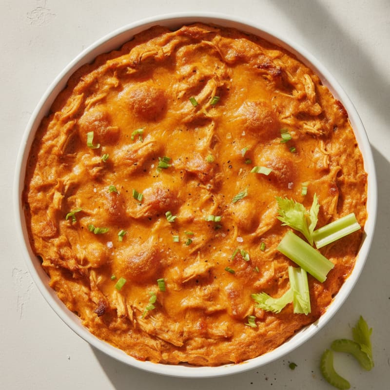 High-Protein Buffalo Chicken Dip