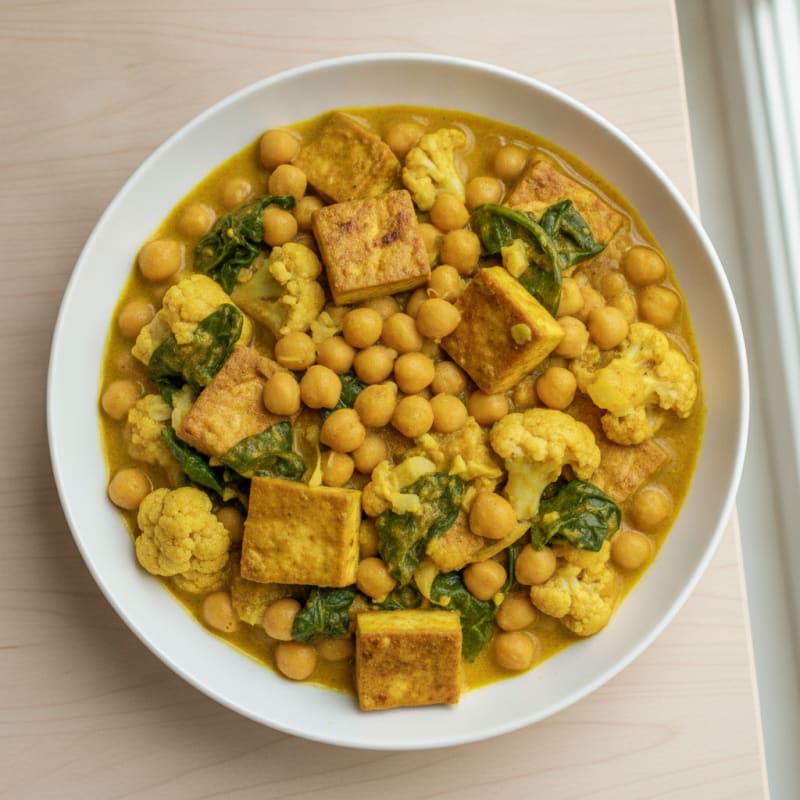 Hearty Chickpea and Vegetable Curry