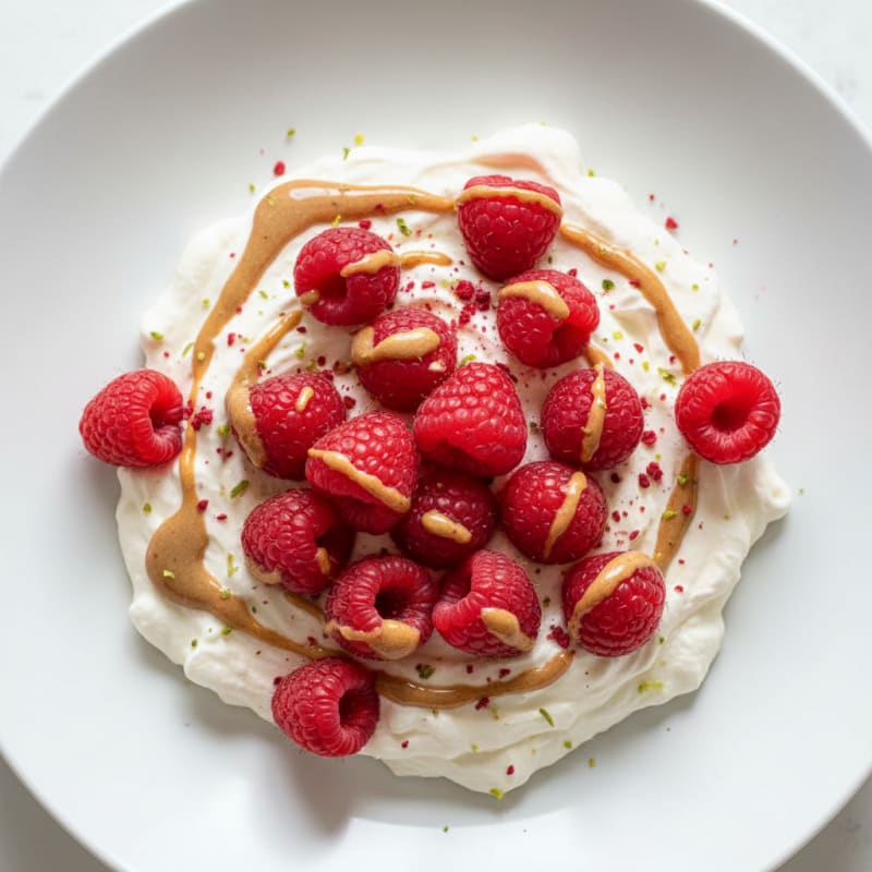 Silky Greek Yogurt Protein Mousse with Berries