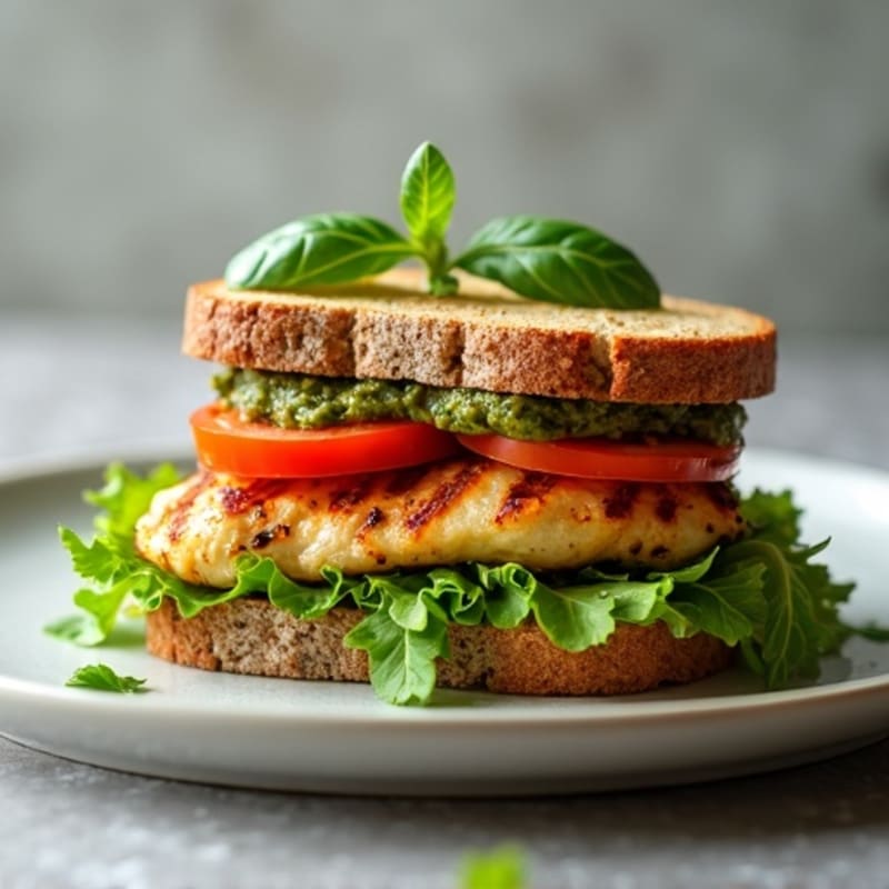 Fresh Pesto Chicken Sandwich