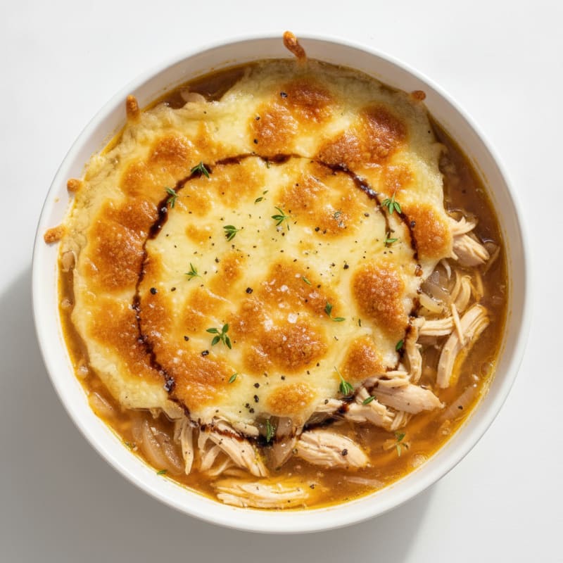 Caramelized Onion and Gruyere Soup