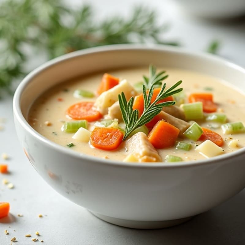 Creamy Chicken Vegetable Soup