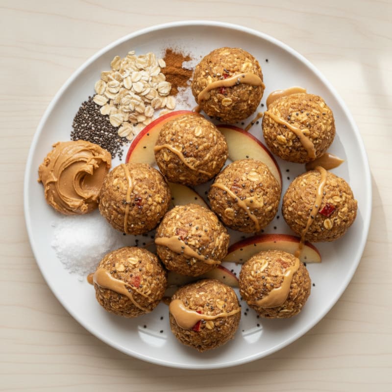 Apple Peanut Butter Energy Bites