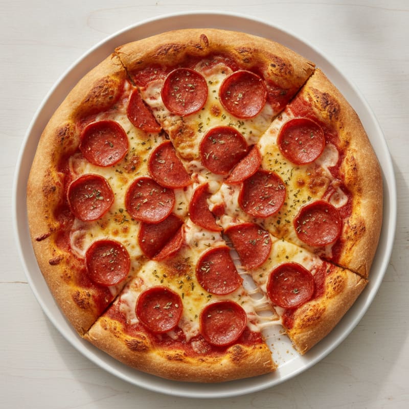 Stuffed Crust Pepperoni Pizza