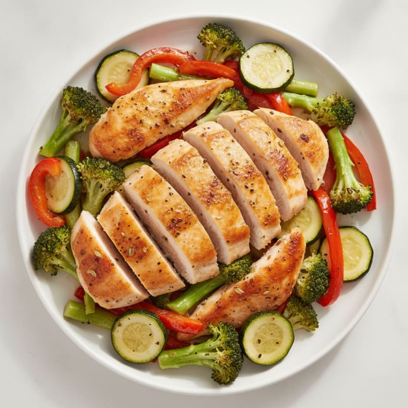 Sheet Pan Lemon Herb Chicken and Veggies