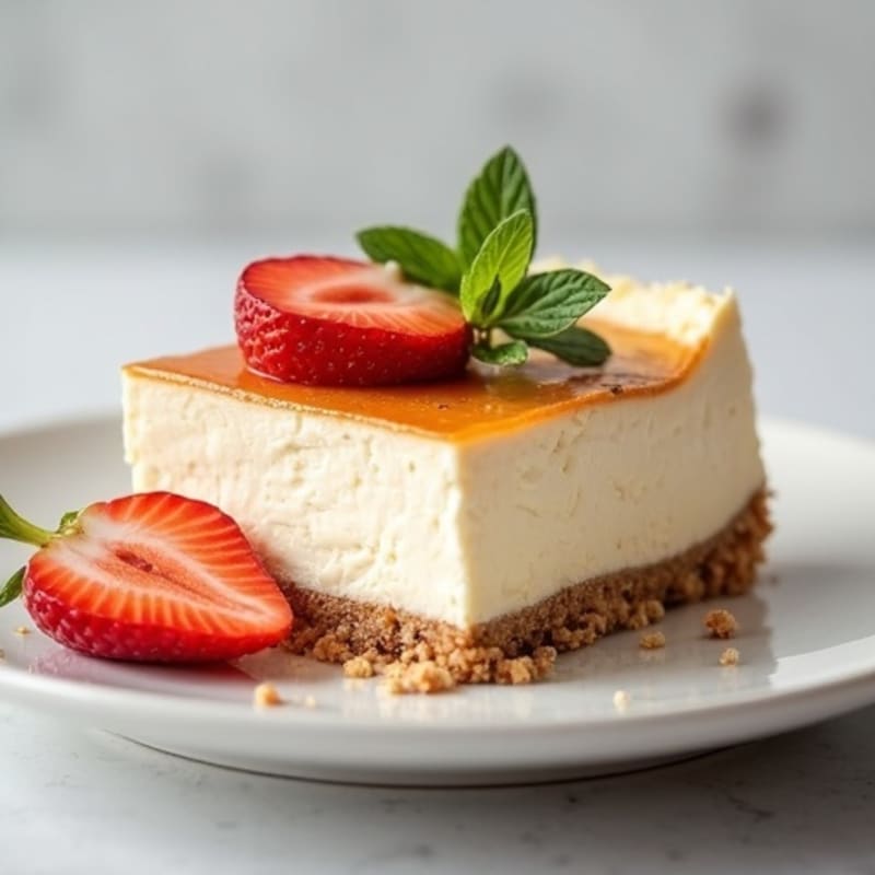 Creamy Greek Yogurt Protein Cheesecake