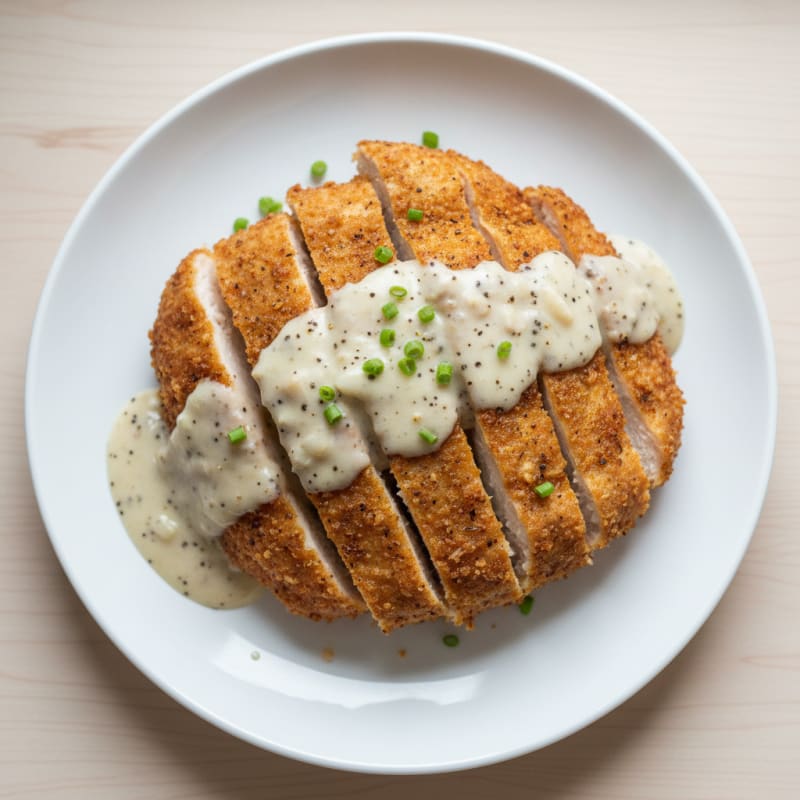 Buttermilk Fried Chicken with Creamy Gravy