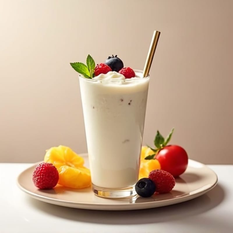 Kefir Protein Smoothie with Mixed Fruits