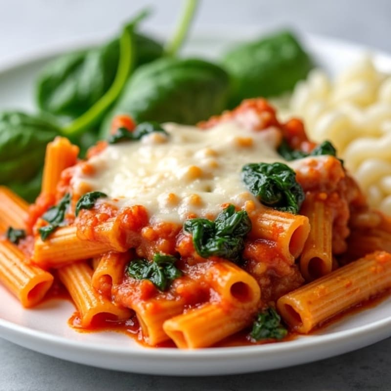 High-Protein Turkey and Ricotta Baked Ziti
