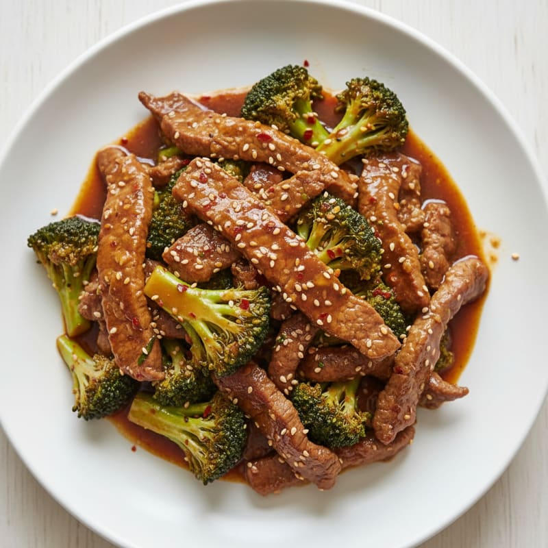 Sesame Beef and Broccoli Stir-Fry