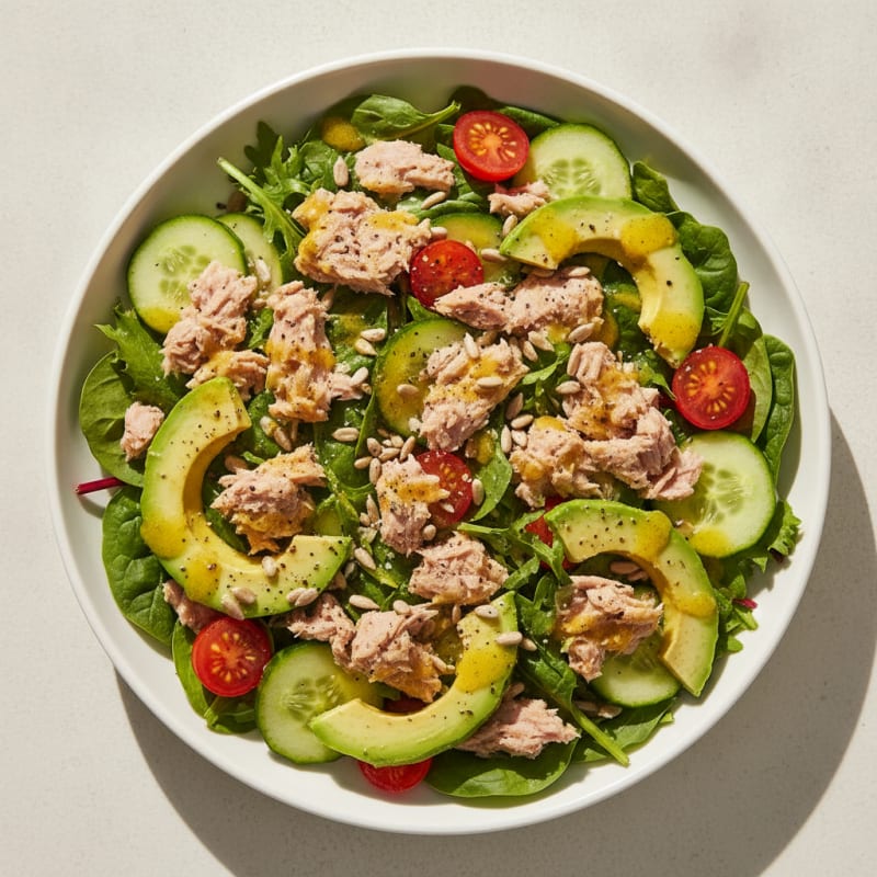 Tuna and Mixed Greens Salad