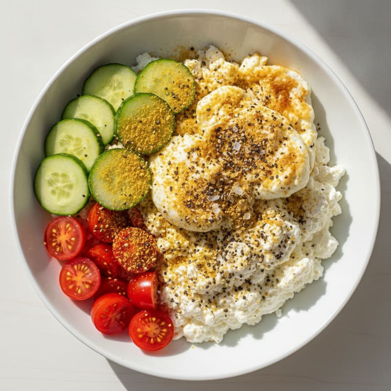 Savory Cottage Cheese Protein Bowl