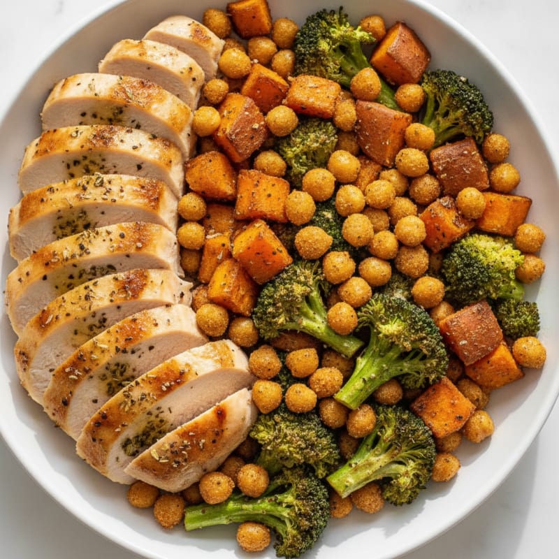 Chicken and Roasted Vegetable Medley