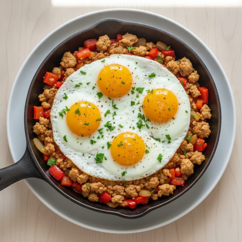 Hearty Grand Slam Breakfast Skillet