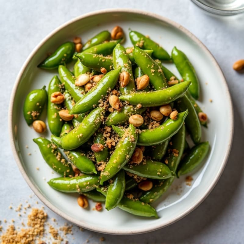Crunchy Roasted Edamame and Pumpkin Seeds