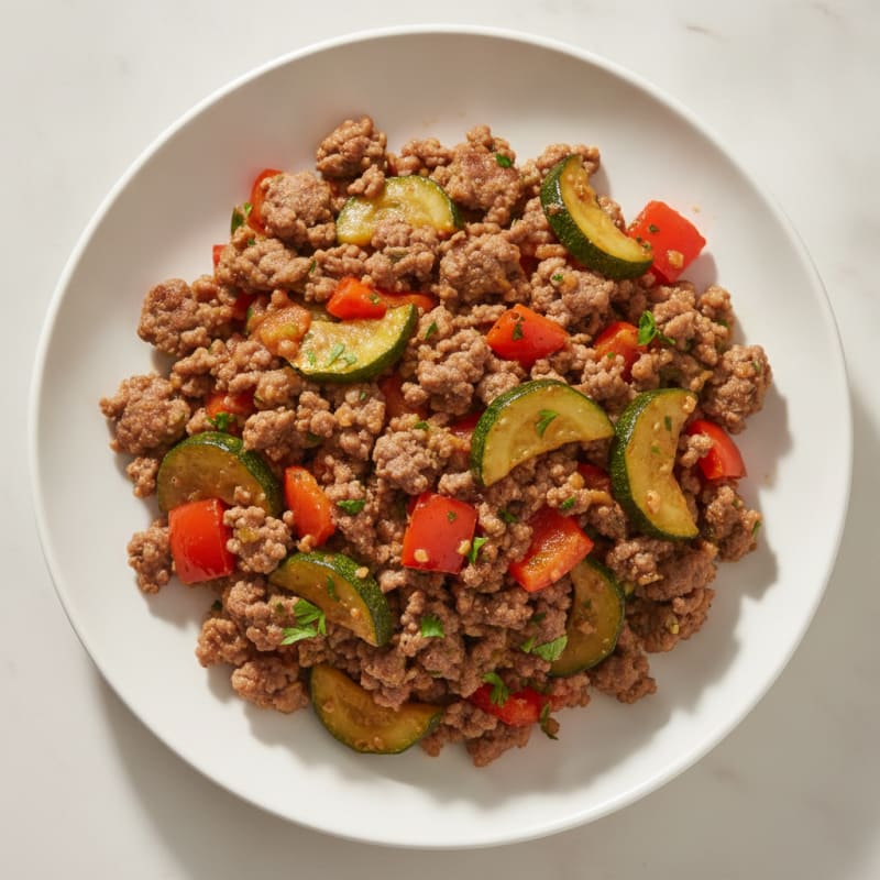 Ground Beef and Vegetable Skillet