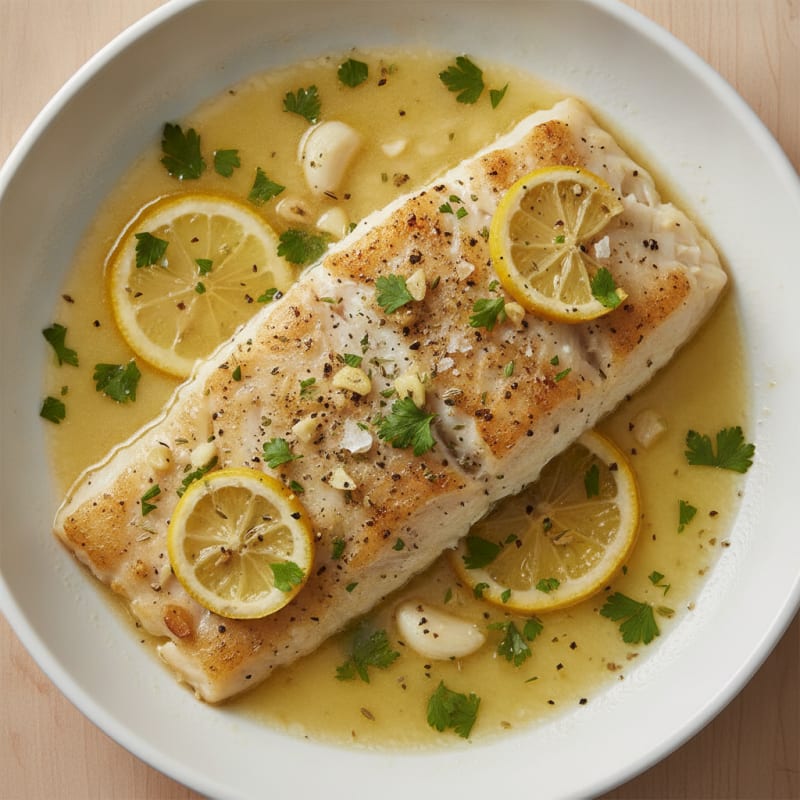 Lemon Herb Baked Cod