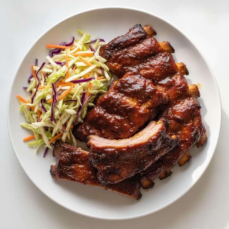 Sticky BBQ Baby Back Ribs