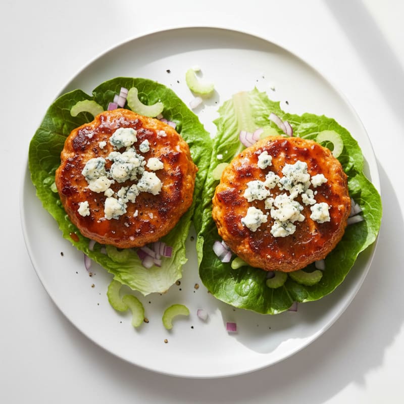Buffalo Blue Cheese Burgers