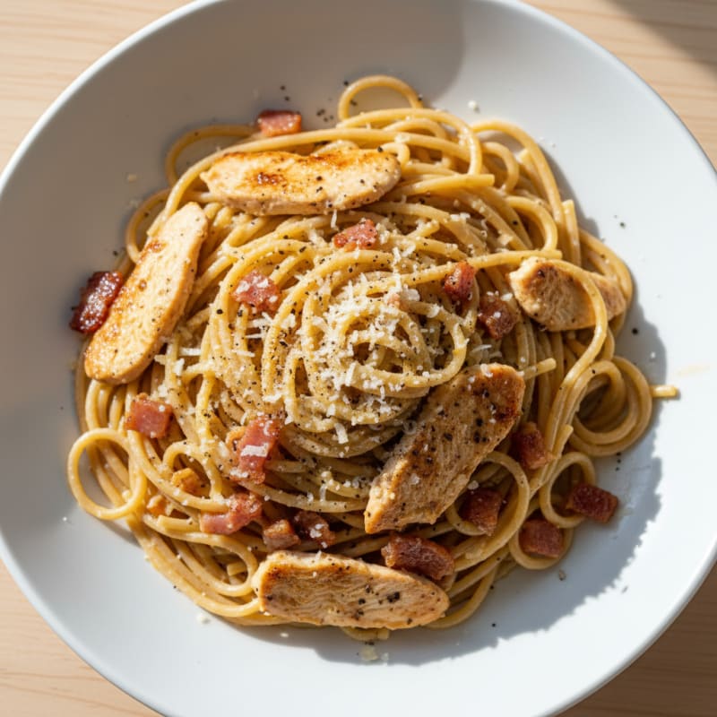 Classic Carbonara with Pancetta and Egg