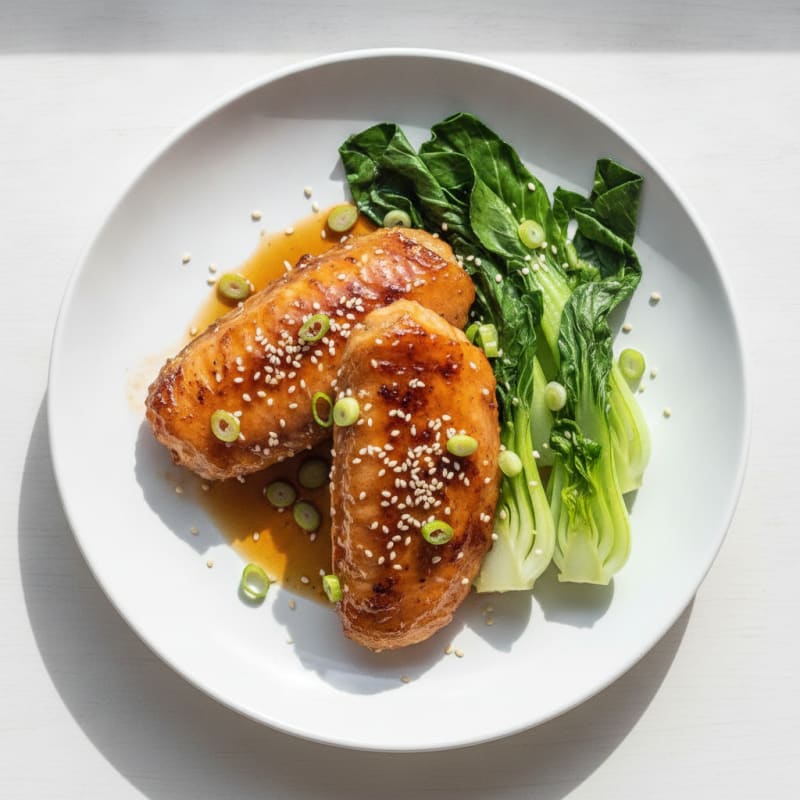 Baked Salmon with Honey-Soy Glaze