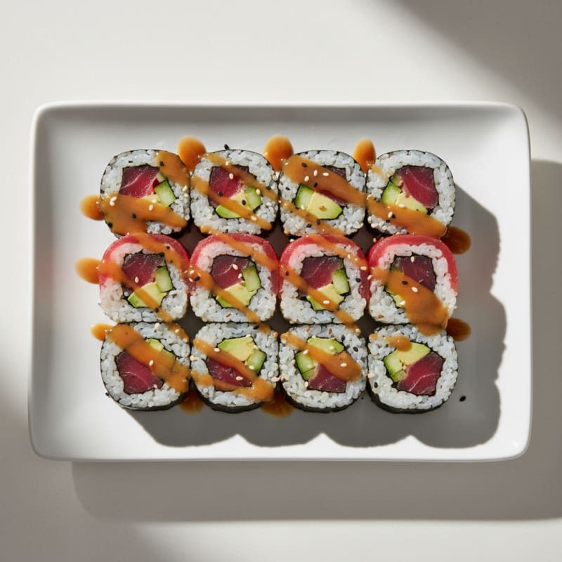 Zesty Ginger-Soy Tuna Sushi Rolls
