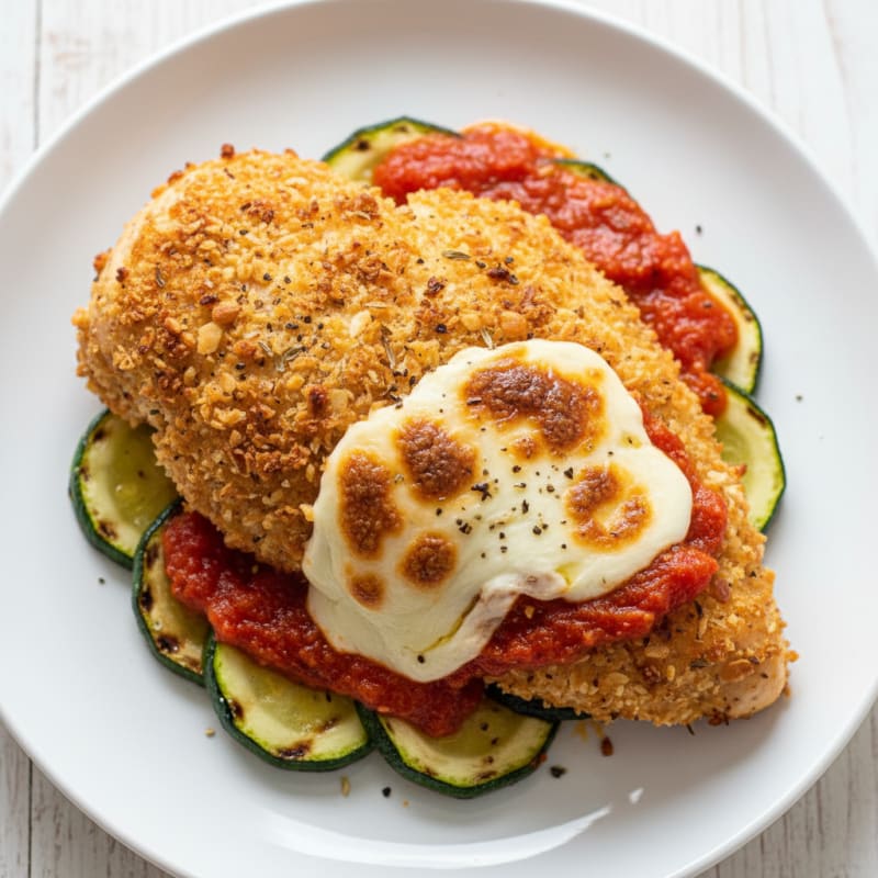Baked Chicken Parmesan with Marinara