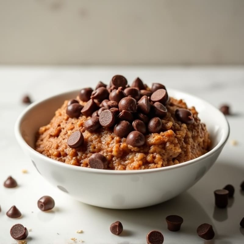 Chewy Chocolate Chip Protein Baked Oats