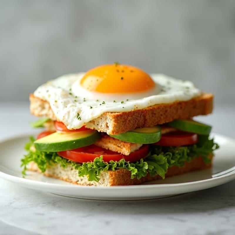 Herb-Roasted Turkey and Avocado Club Stack