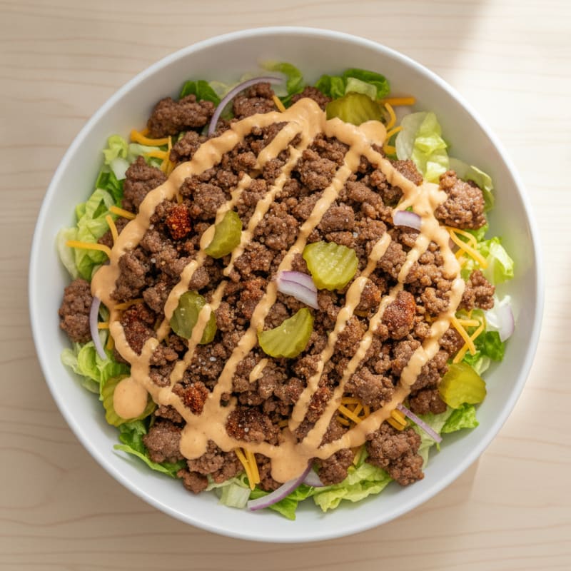 Big Mac Protein Bowl