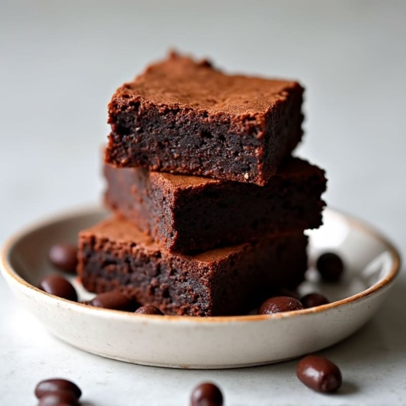Healthy Fudgy Black Bean Brownies