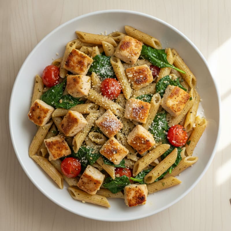 Garlic Herb Chicken Penne Pasta
