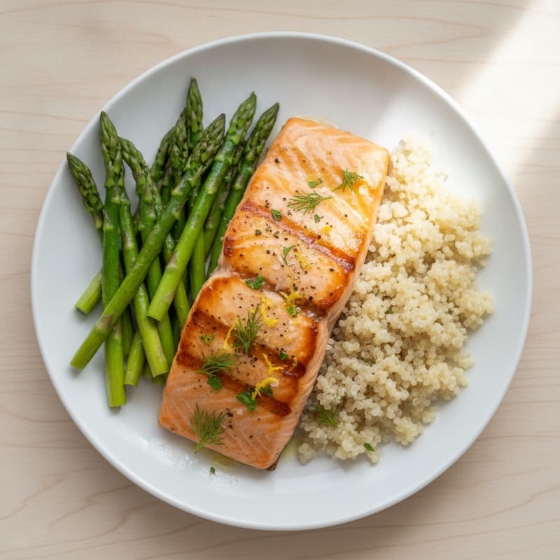 Lemon Herb Grilled Salmon