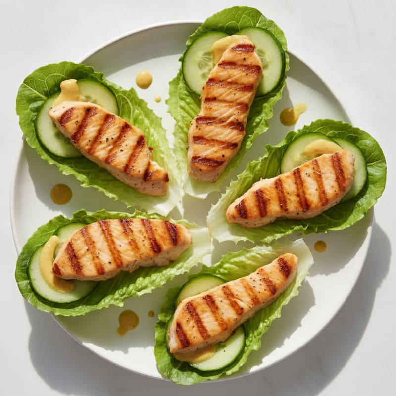 Grilled Turkey Breast Lettuce Wraps