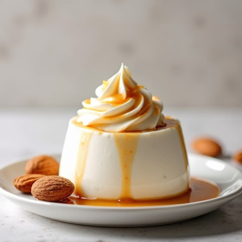 Silky Greek Yogurt Protein Mousse with Almond Butter Swirl