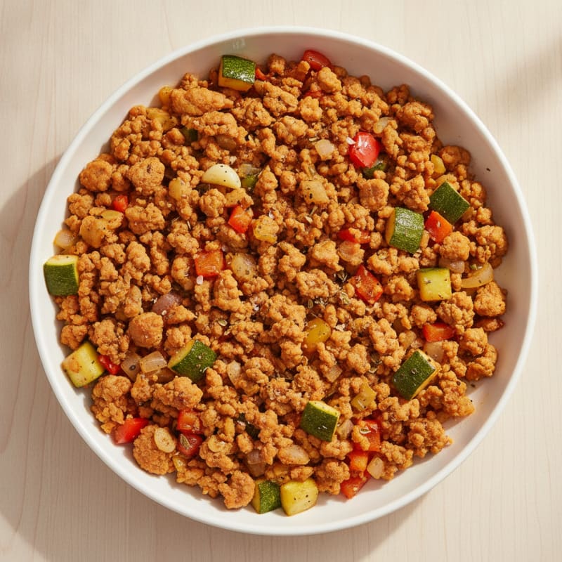 Savory Ground Turkey Skillet