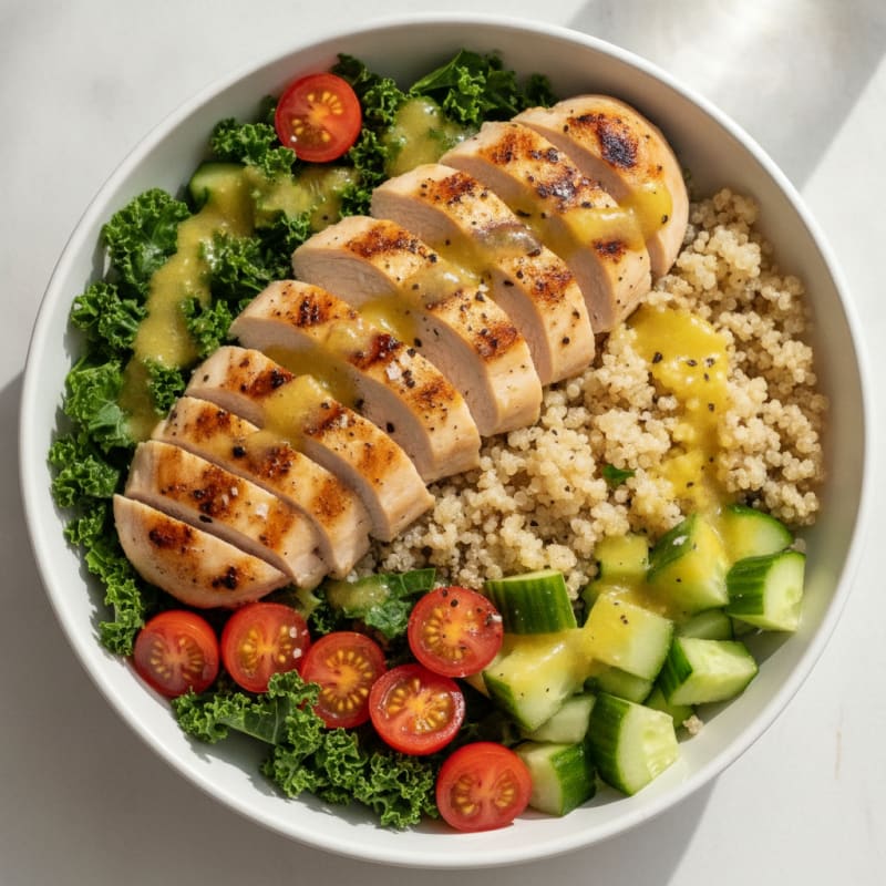 Grilled Chicken and Quinoa Power Bowl