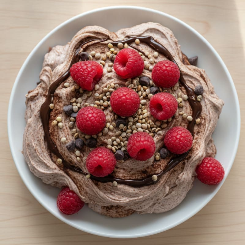 Greek Yogurt Dark Chocolate Mousse