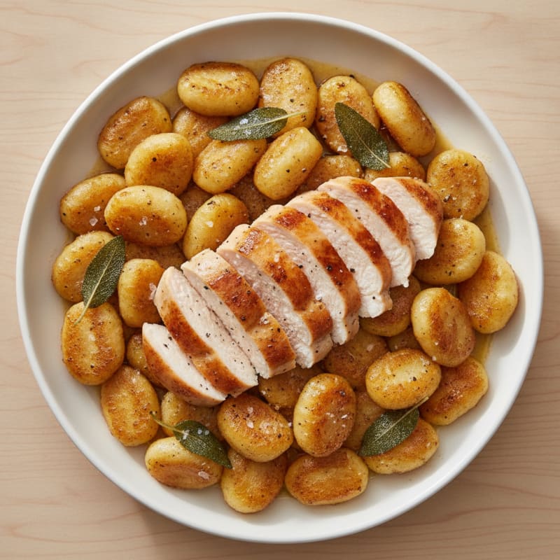 Ricotta Gnocchi with Sage Butter Sauce