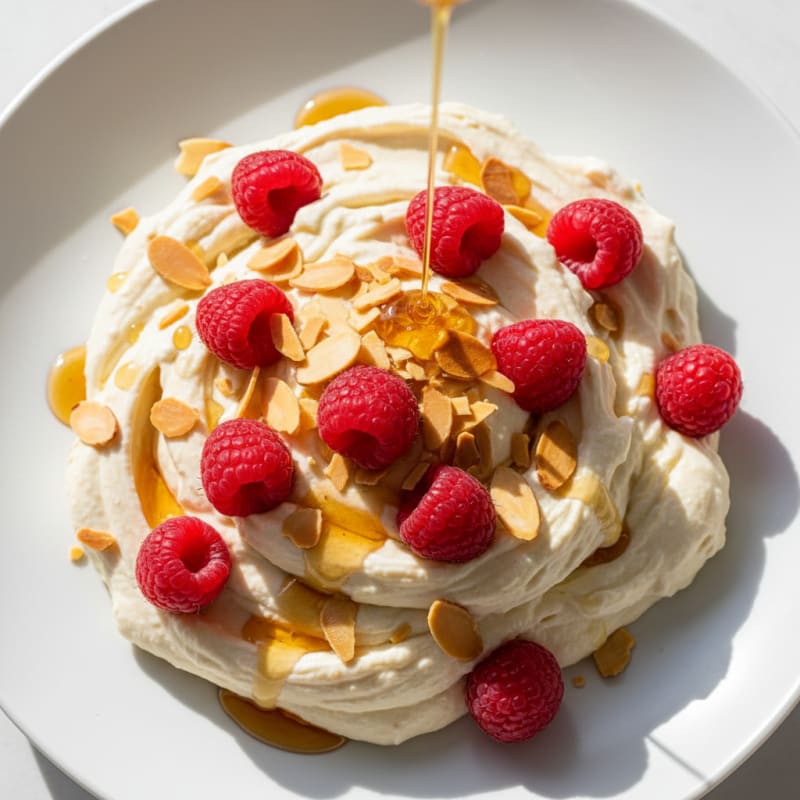 Silky Greek Yogurt Protein Mousse with Berries