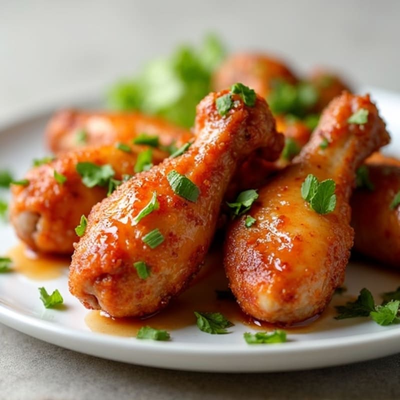 Crispy Baked Honey-Garlic Chicken Wings