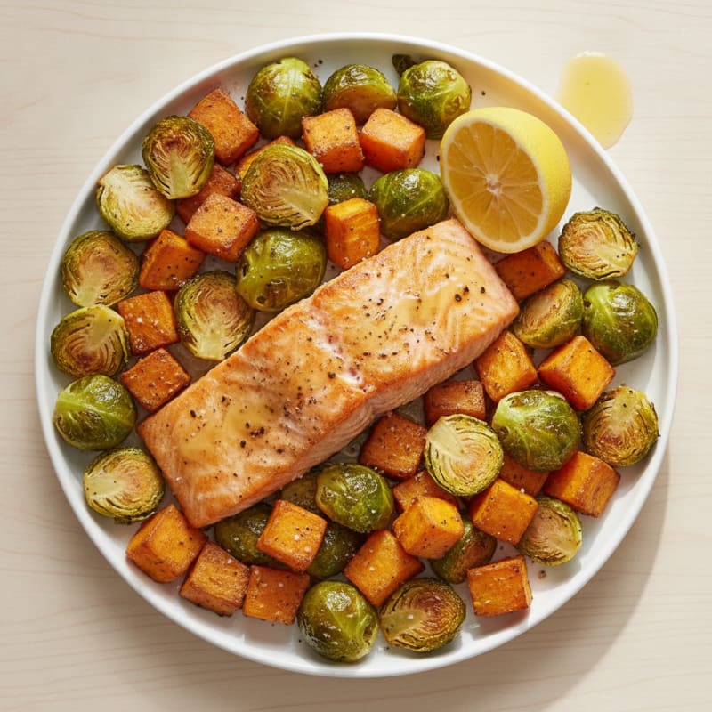 Sheet Pan Salmon with Roasted Vegetables