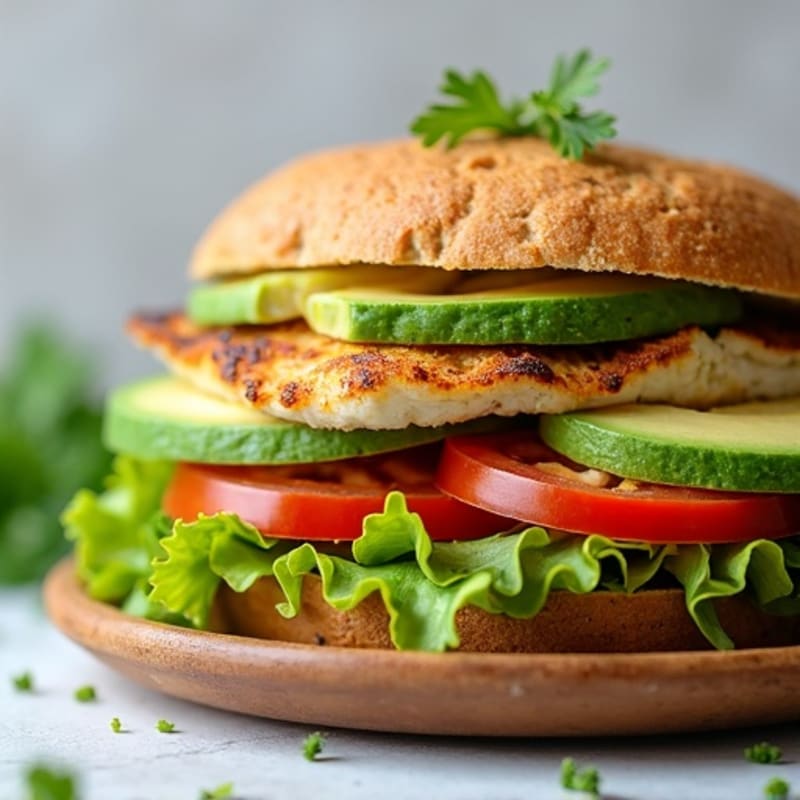 Herb-Roasted Turkey Club with Fresh Avocado