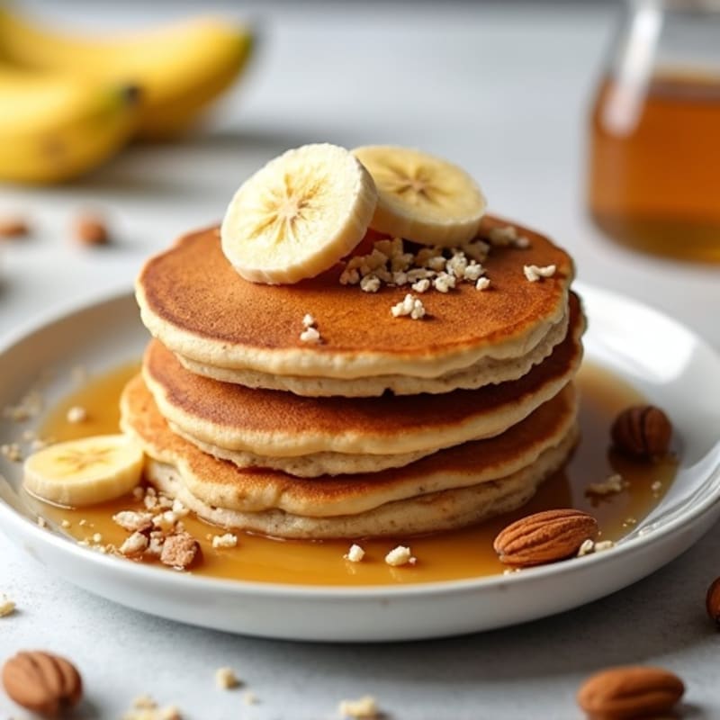Protein-Packed Almond Flour Banana Pancakes