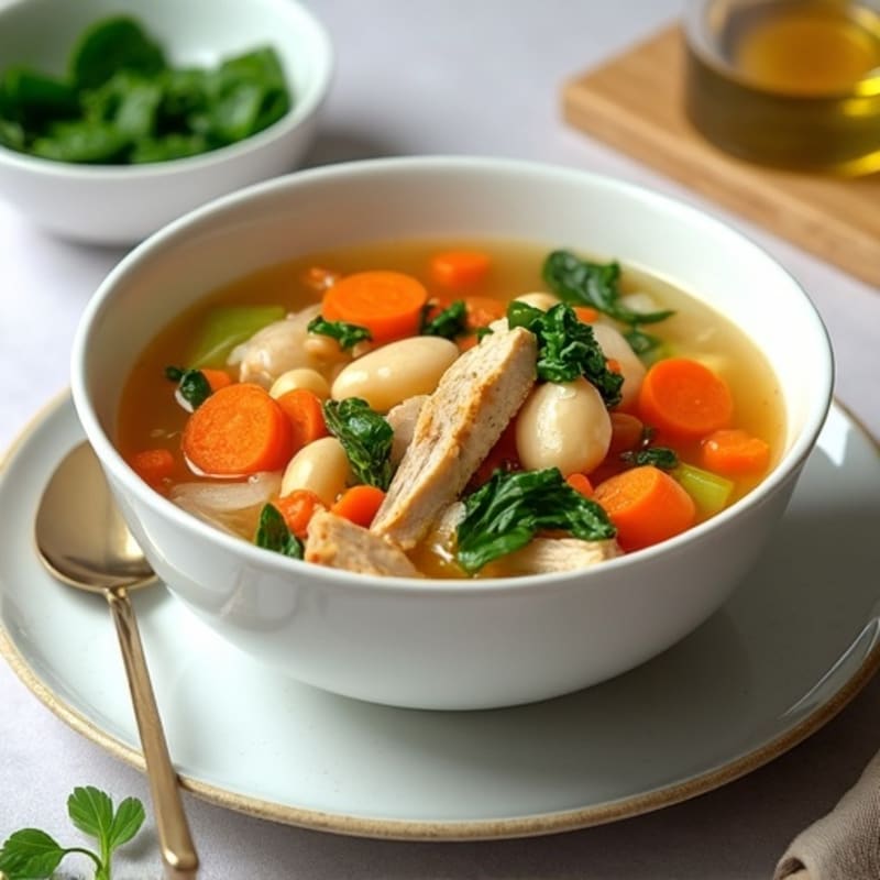 Hearty White Bean Chicken Vegetable Soup