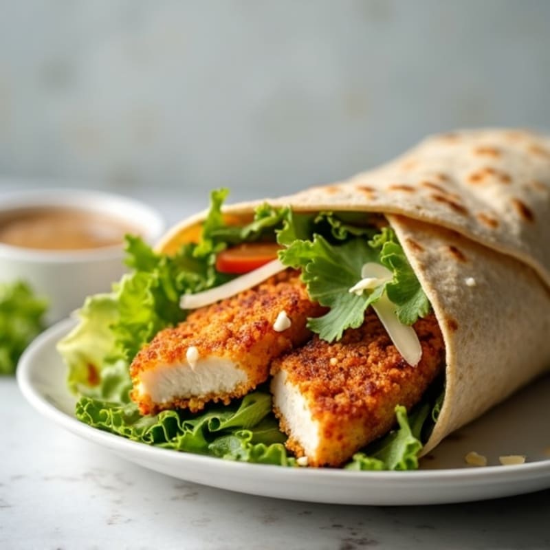 Crispy Chicken Caesar Wrap