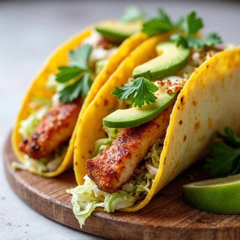 Crispy Slow Cooked Pork Tacos with Fresh Cabbage Slaw
