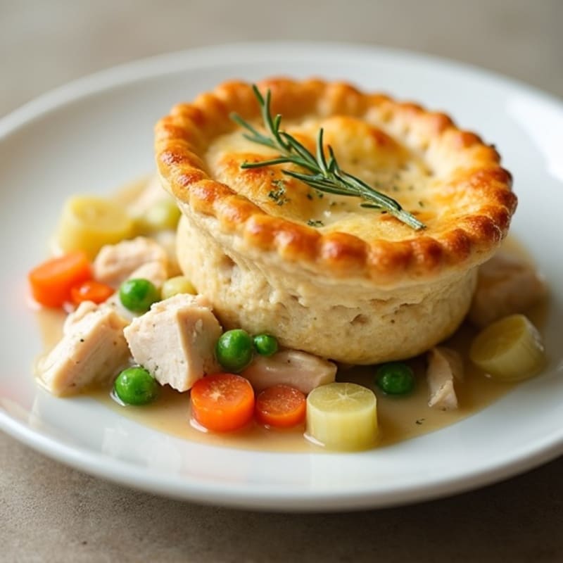 Lighter Chicken Pot Pie
